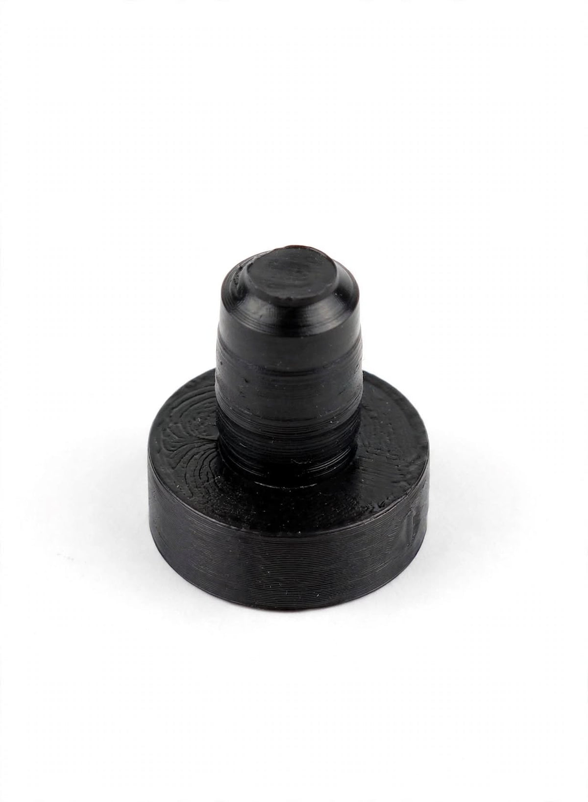 Tope de PVC 1/4 negro chico (70800) — Ruiztein